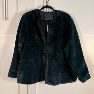 Banana Republic Dark Green Teddy Jacket